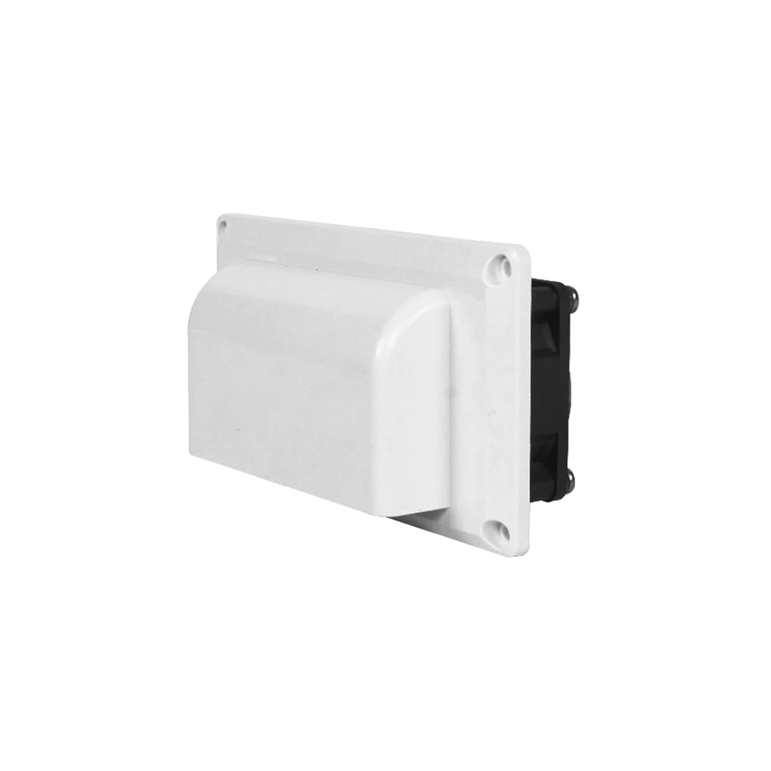 RV Exhaust Fan, RV Side Ventilation Exhaust Fan 12V6W Range Hood Side Air Vent for Caravan Motorhome Camper Trailer Kitchen Accessories(White)