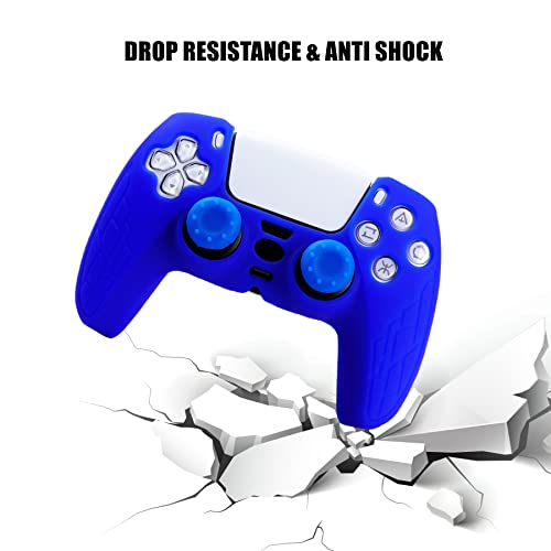Image of Silicone Skin for Ps5 Controller, 1pc Anti-Slip Shell Cover Case with 10 Joystick Grips for Playsation 5 Controller Wireless Gamepad(PS5 Controller #9)