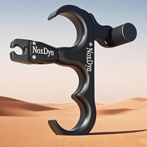 Déclencheur de tir à l'arc rotatif avec grip ergonomique en alliage robuste - 2