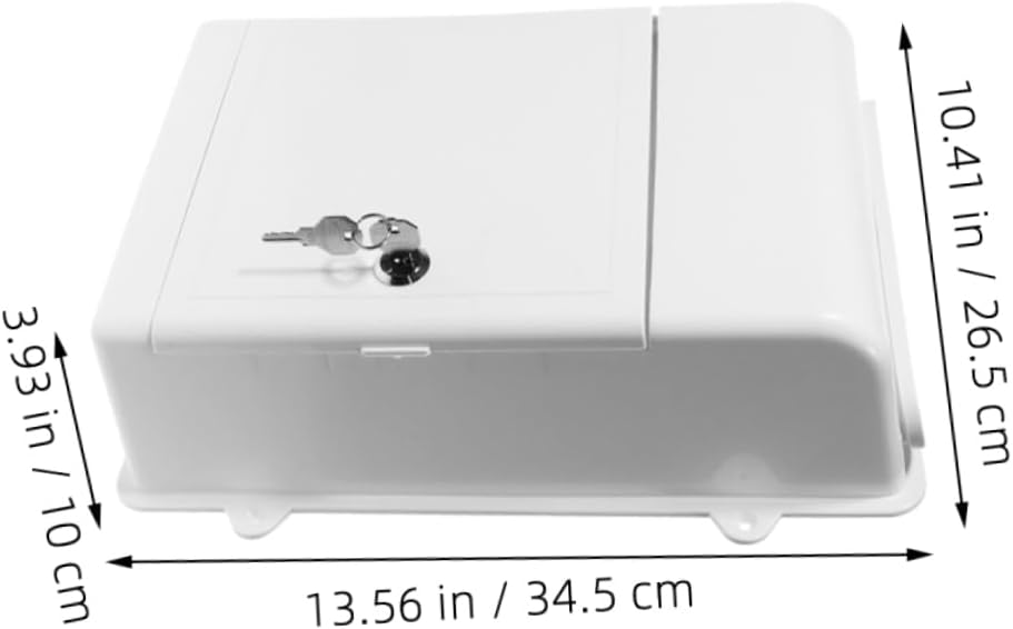 2set Wall Mount Mailbox Tip Box Letter Box Locking Mailbox Rainproof Design for Suggestions and Complaints