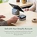 Shopify Tap & Chip Card Reader with Dock - Wireless Credit Card Reader for Retail Payments | Mobile & Countertop POS