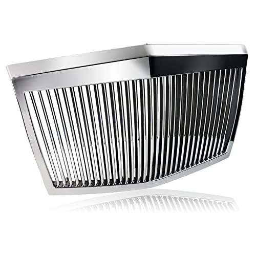 クライスラー300 ファントムグリル EPARTS ブラック垂直ファントムスタイル ABSフロントバンパー