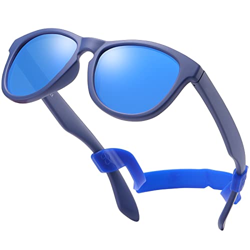 Duco Kids Sunglasses Polarized Sun Glasses Uv Protection Toddler Sunglasses Shades With Strap For Boys Girls Kids Age 3-5 #TOP21