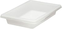 Vista 16 de Rubbermaid Commercial Products Recipiente grande de almacenamiento de alimentos poco profundo, 5 galones, transparente