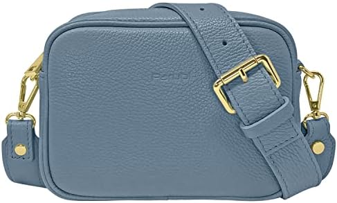 Borsa Tracolla In Pelle Dollaro Donna - Made In Italy, 22x14x8cm, Con Tasca Interna - Foto 5