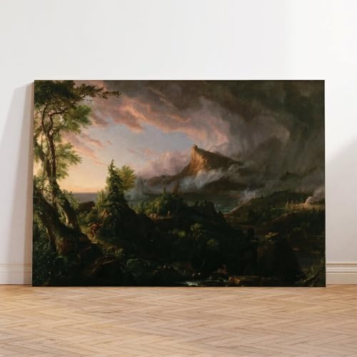 Thomas Cole Course of Empire tableau déco murale bureau impression sur toile