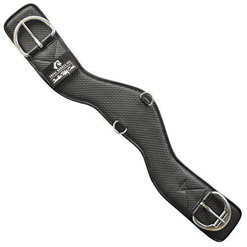 Total Saddle Fit - Synthetic Shoulder Relief Cinch - Western (Black, 26)