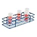 Heathrow Scientific HS120085 12 x 25 mm Bijou Bottle/Tube Rack, 2 x 6 Array, Blue Epoxy-Coated Steel Wire, Blue