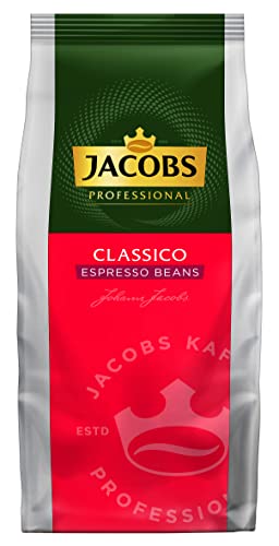 Jacobs Professional Classico, espresso koffiebonen 1 kg, Arabica en Robustabonen, intensiteit 4/5