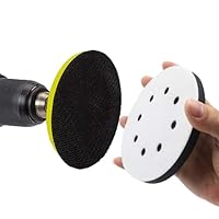 2 Stück 125mm Softauflage,Schleifen Soft Pad,Schleiftellerschoner,Schwamm Schleifen Soft Pad,Spezielle Ersatzpads FüR Schleifmaschinen,8 LöCher(Schwarz)