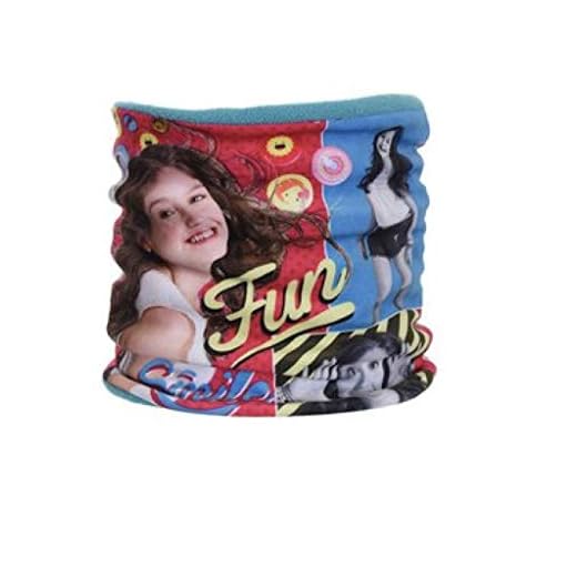 SOY LUNA DISNEY Flickhalsduk, mössa och handske set en storlek