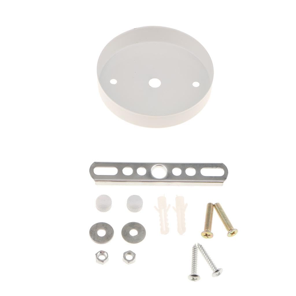 ATORSE® Ceiling Plate Straight Edge Base Pendant Light Accessories White|Home Item for Living Room, Home & Garden, Home Product, Flower Planters for Home-office-Lawns, Kitchen Tools & Peelers|-image-46