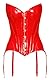 Black Level Damen Vinyl Lack Korsett Verrotten L
