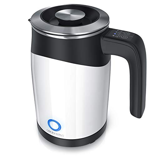 Arendo - Bouilloire de voyage - Capacité 0,5 litre - 5 températures - Double paroi - Très maniable et compacte - Fonction maintien de la température -...