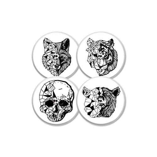 MySweetStitch | Pegatinas para Freestyle Libre 1 & 2 Sensor con AGUJERO DE VENTILACIÓN | Set 4 x Tattoo Edition | Made in Germany Cover