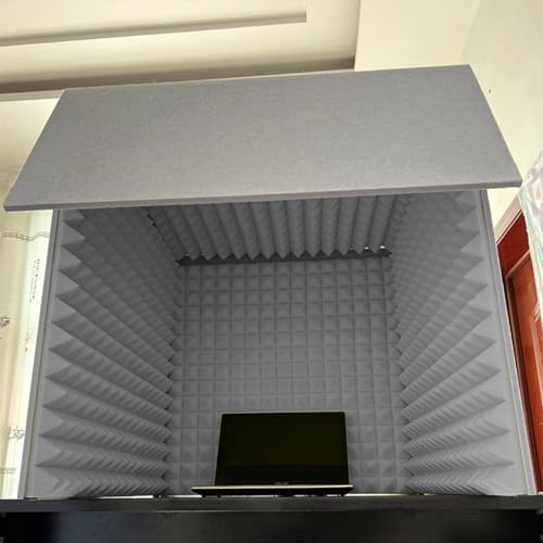 Cube en mousse pour microphone idéal pour l'enregistrement en studio à la maison