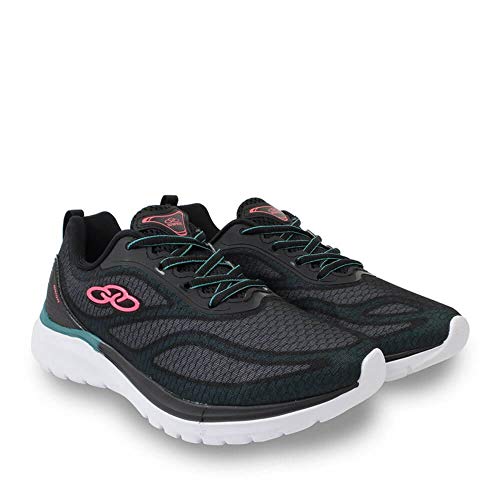 Olympikus Brisa Tênis, Feminino, Preto (PTOVDN), 37