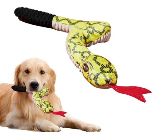 Qztuoryヘビ コスプレ 犬 おもちゃ 音が鳴る 蛇 形ぬいぐるみ 蛇 服 巳年 被り物 犬用 噛む おもちゃ コスプレ道具 音の出るおもちゃ 新年用品 2025年 干支 乙巳年 年賀状 可愛い 動物ぬいぐるみ スカーフ (小さなヘビ(イエロー))
