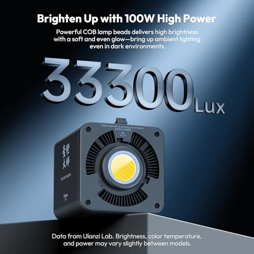 ULANZI 100W RGB ポータブル LED ビデオライト の商品画像 3