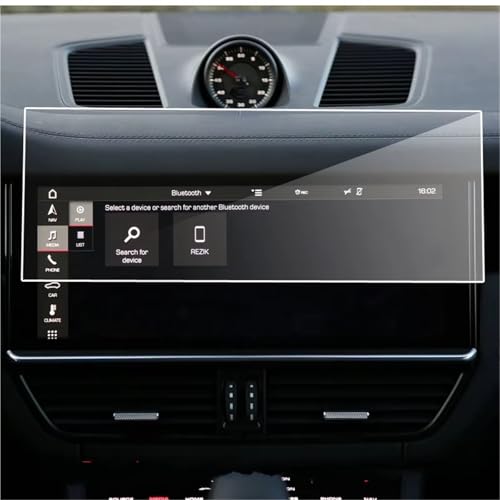 Protection d'écran en verre trempé pour console Cayenne 2018 2019 2020 navigation - 2