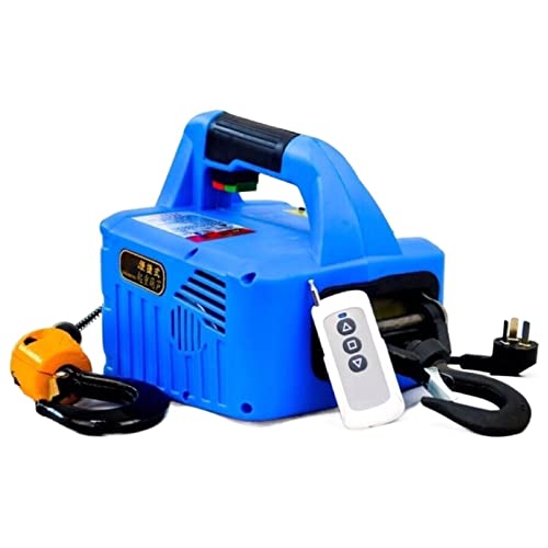icVantA 300KG Electric Hoist Portable Electric Winch Electric Steel Wire Rope Lifting Hoist (Color :, Size : Remote Control) (Remote Control)