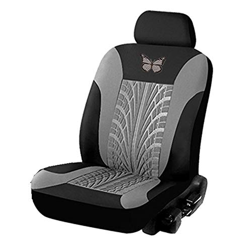 RuleaxAsi Pano de cobertura de assento de automóvel universal de borboleta de recorte de arco antipó