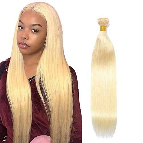 Extensiones de cabello humano para lucir un liso rubio #613 espectacular en tus eventos