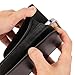 Handy Gürteltasche Herren Leder Schwarz, Handytasache für Gürtel, Universal Leder Handytasche Halterung Herrengürtel Tasche Vertical Flip Cover Telefon Bauchtasche Schutztasche mit Gürtelschlaufe