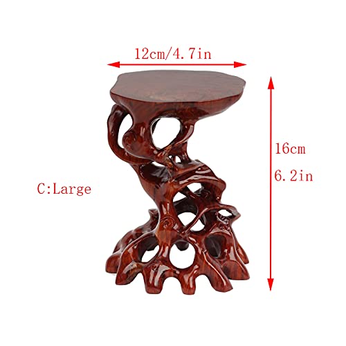 lekbakken voor plantenpotten Houten vaas Base Display Stand Voetstuk Praktische Theepot Vaas Bonsai Basis voor Thuis… - Afbeelding 3