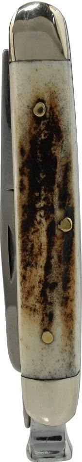 Joseph Rodgers Sheffield Handmade Gentleman's Smokers Pipe Knife Tamper Tool/Stag Incl. Leather Sheath