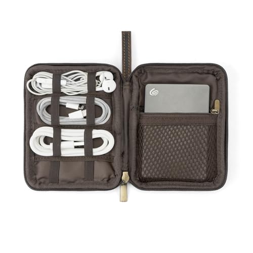 Image of Goatter Genuine Leather Gift Hamper for Men,Tech Organizer for Travel and Daily Use, (Set of 1)
