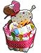 WindeltortenZauber - Torta di pannolini per bambine, regalo per neonati, baby shower, battesimo, nascita
