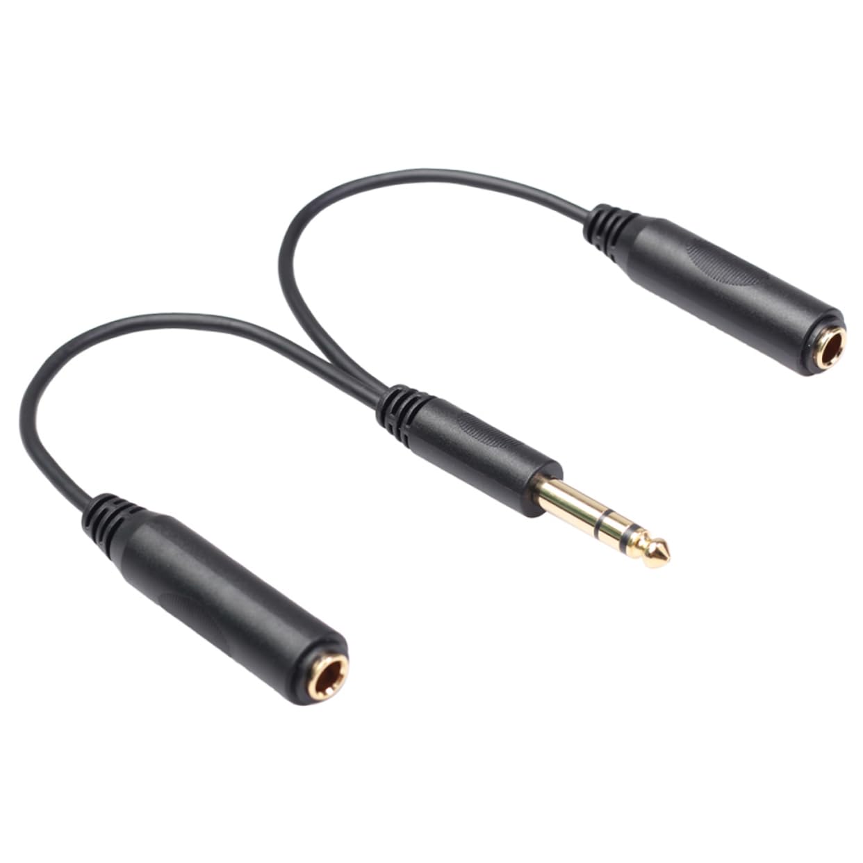 DOITOOL Cable Estéreo De 6 35 Mm para Auriculares Adaptador Divisor En Y para Conectar Auriculares A Una Computadora Portátil.