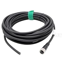 HangTon M12 A-kodierte 5-polige Buchse Stellantriebssensor Signal geschirmtes Kabel zu blankem Draht für industrielle Steuerungen Automatisierung, Geräteschutz, Gerät-Netzwerk-Gerät, Canopen, IO Link – Ansicht 8