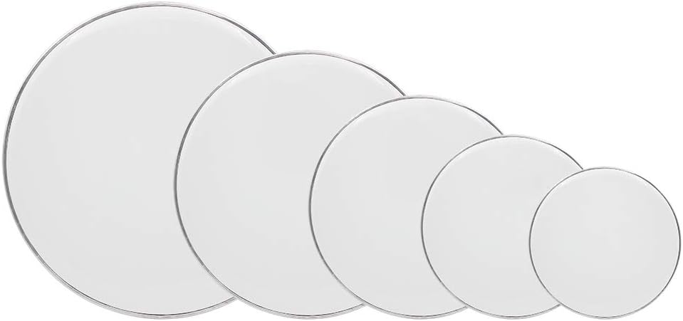 5 Pieces Professional Drum Heads 12" 13" 14" 16" 22" PET Drum Heads Drum Skin Suit (12" 13" 14" 16" 22")