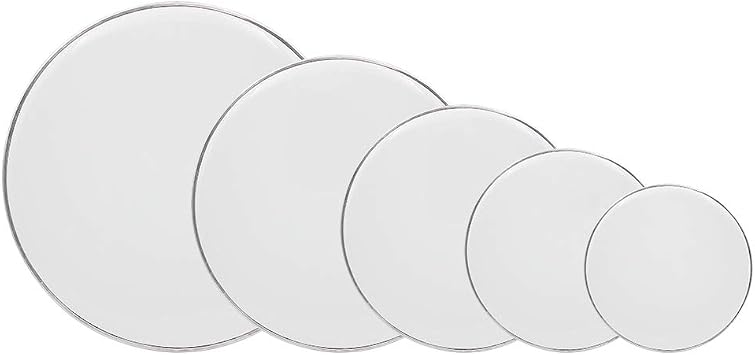 5 Pieces Professional Drum Heads 12" 13" 14" 16" 22" PET Drum Heads Drum Skin Suit 12" 13" 14" 16" 22"