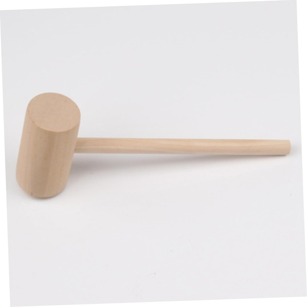 HOLIDYOYO 6pcs Wood Mini Hammer Cake Mallet for Food Home Restaurant Wood Mallet Hammer