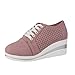 Femmes Plate-Forme Sneakers Bouche Peu Profonde Strass Mocassins Compensés Casual Respirant Chaussures De Sport en Plein Air Grande Taille 43 Dames Baskets
