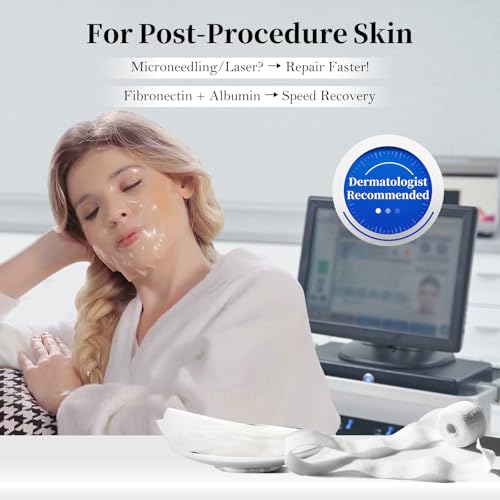 Bioactive Collagen Face Mask for Women & Men Skin Care Beauty SPA,Separated Essence 33ml and Powder Membrane, Hydrating,Repairing,Brightening,Revitalizing, Anti-Aging (5 pairs) - Image 4