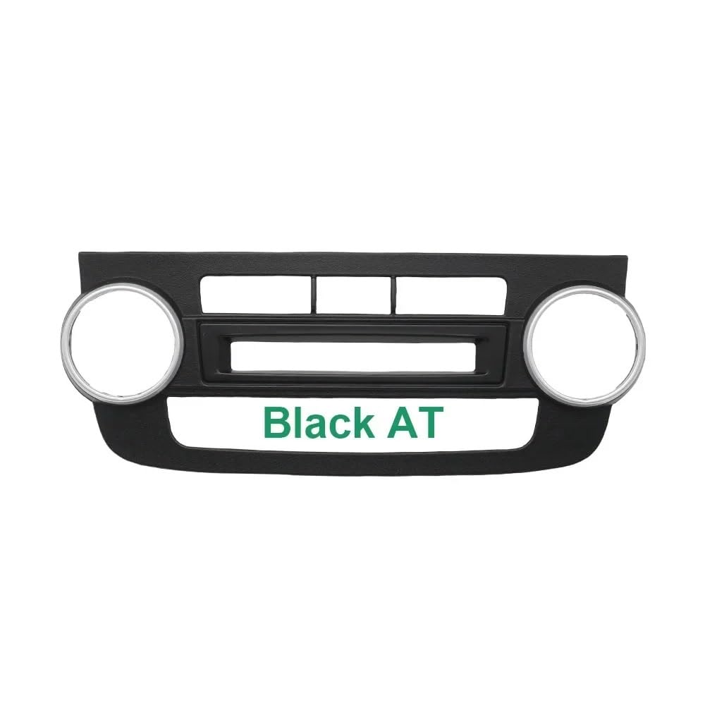 Air Con Switch Compatible with CRV for CR-V 2007-2012 Car Fascia A/C Air Conditioning Panel Dash Kit Install Facia Console Bezel Adapter Plate(Black at)