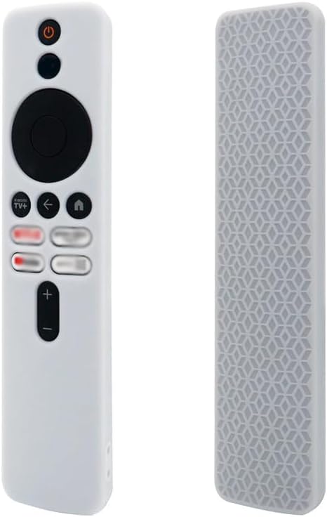 Remote Control Protective Case For Xiaomi Mi 4K TV BoX 2nd Gen 2023,Remote Control Silicone Cover Soft Shell Case Skin Anti-slip For Xiaomi Mi 4K TV BoX 2nd Gen 2023 (WHITE)