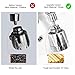 Huazhi 360° Swivel Kitchen Sink Faucet Aerator Faucet Sprayer Attachment Tap Aerator Faucet Nozzle Faucet Head 55/64'' Female Thread for Kitchen, Bathroom Faucet (Shorter Style 1PC,Adapter Included)