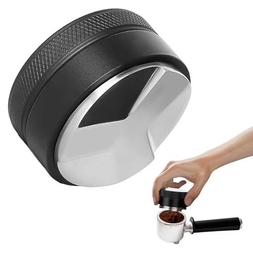 KINHARD Espresso Leveler 58mm Kaffee Distributor aus Aluminiumlegierung Tamper 58mm Abnehmbarer Espresso Distributor für Büro Camping Outdoor & Café