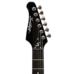 en dents de scie pour gaucher ST Guitare électrique style W/plaque 3 couches – inclus : Accessoires, AMP, Sac de transport et Leçon - Les Beatles, Paul McCartney, John Lennon, RIngo Starr, George Harrison en dents de scie pour gaucher ST Guitare électrique style W/plaque 3 couches – inclus : Accessoires, AMP, Sac de transport et Leçon – Image 3