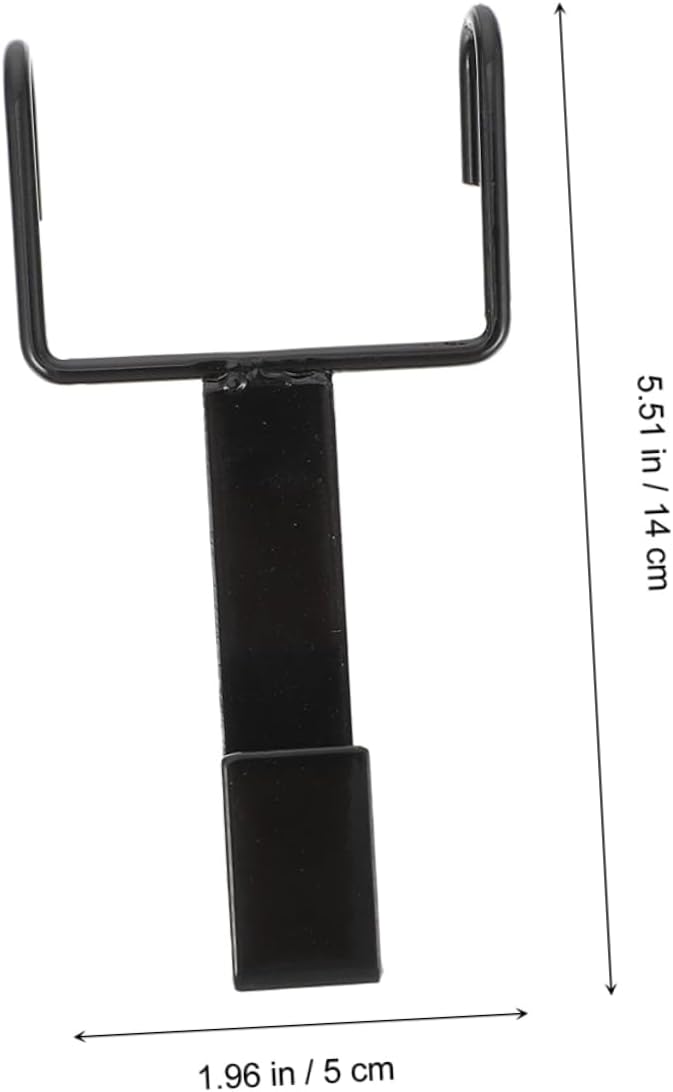 YARNOW Wrought Iron Hooks Christmas Stocking Hooks Door Wreath Hanger Easy Install for Front Door Decor