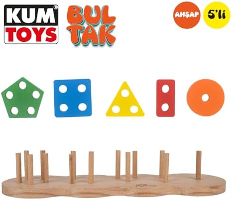 Kumtoys Oyuncak Ahşap Bulta 5 Li - Görsel 4
