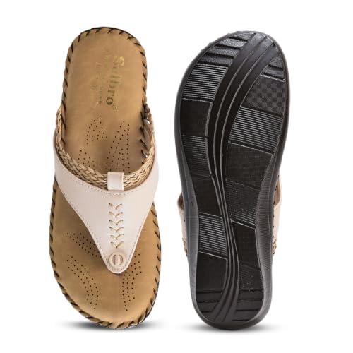 Image of SELBRO Doctor-Plus Diabetic & Orthopedic Slippers for Women with Super Extra Soft Padding C1