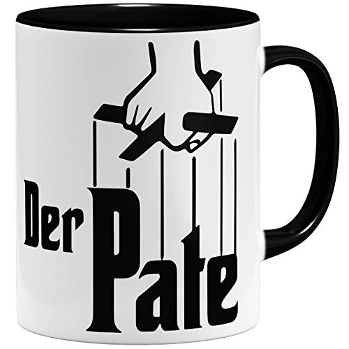 OM3® - The Godfather Der PateTasse | Keramik Becher | 11oz 325ml | Beidseitig Bedruckt | Schwarz