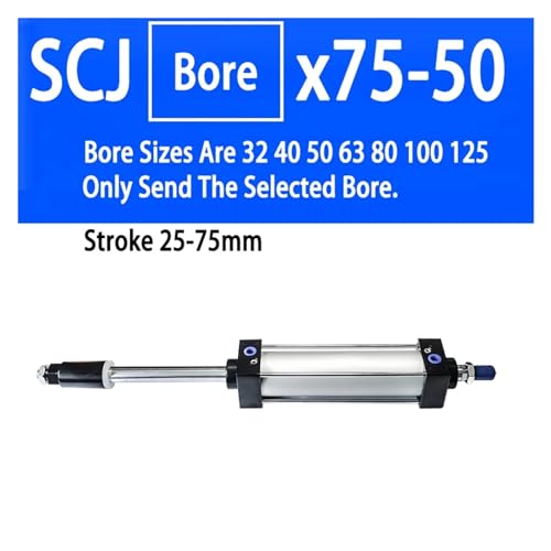 Cylindre standard réglable SCJ avec piston alésage 50mm - 3