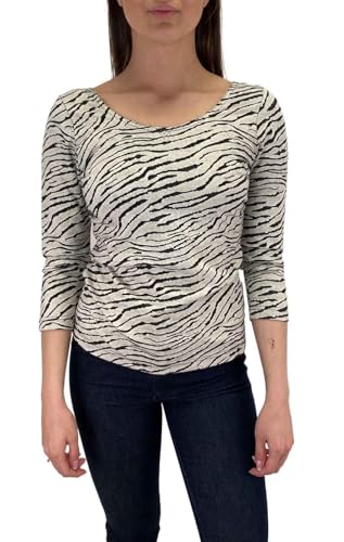 T-shirt Diesel T-Paia à manches 3/4 mailles extensibles et col dégagé femme